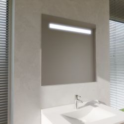 Miroir avec éclairage LED ELEG PLUS - 80 cm x 80 cm - sans interrupteur