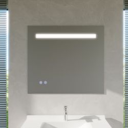 Miroir avec éclairage LED ELEG PLUS - 90 cm x 80 cm