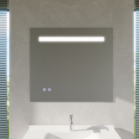 Miroir avec éclairage LED ELEG PLUS - 90 cm x 80 cm