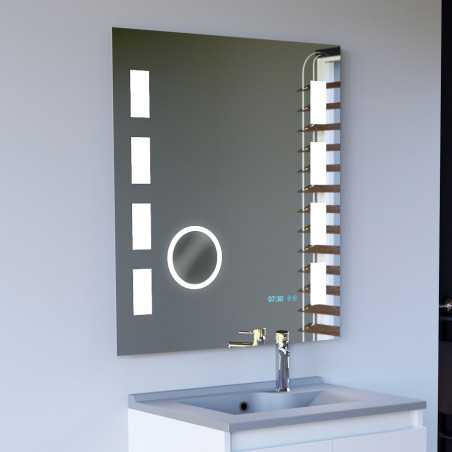 Miroir avec éclairage LED EXCELLENCE - 70 cm x 80 cm 