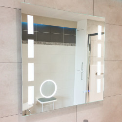 Miroir avec éclairage LED EXCELLENCE - 80 cm x 80 cm 