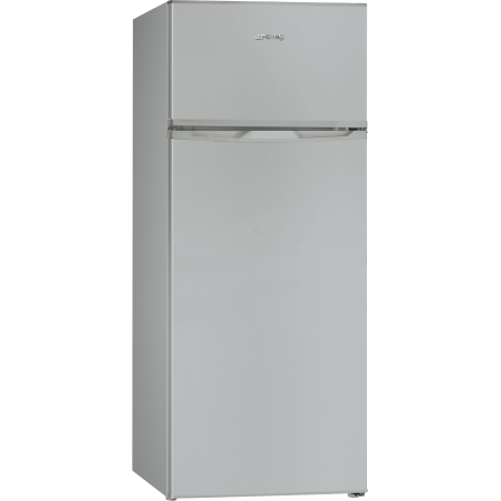 Réfrigérateur GLEM avec congélateur - 166/46L A+ Silver
