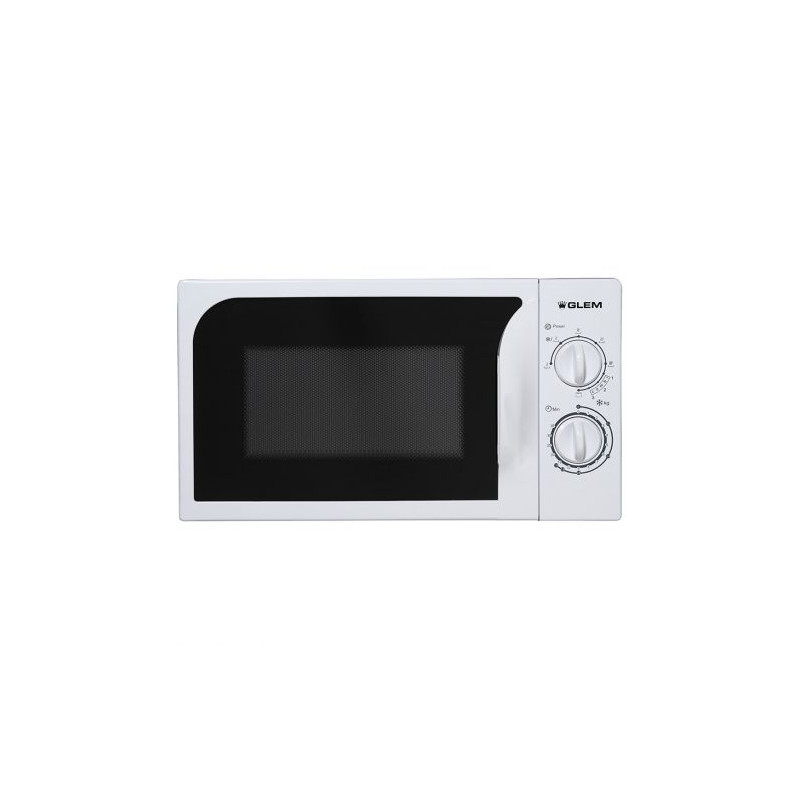 Micro-ondes grill pose libre GLEM, Blanc Micro-ondes grill pose libre GLEM, Blanc