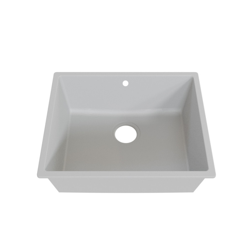 Cuve RESIROC - évier 1 bac sans égouttoir - 54 x 44 cm - Gris Cuve RESIROC - évier 1 bac sans égouttoir - 54 x 44 cm - Gris