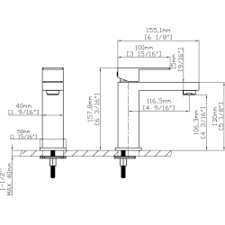 Mitigeur lavabo SUZY