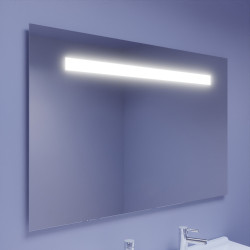 Miroir avec éclairage LED ELEGANCE - 120 cm x ht80 cm - sans interrupteur