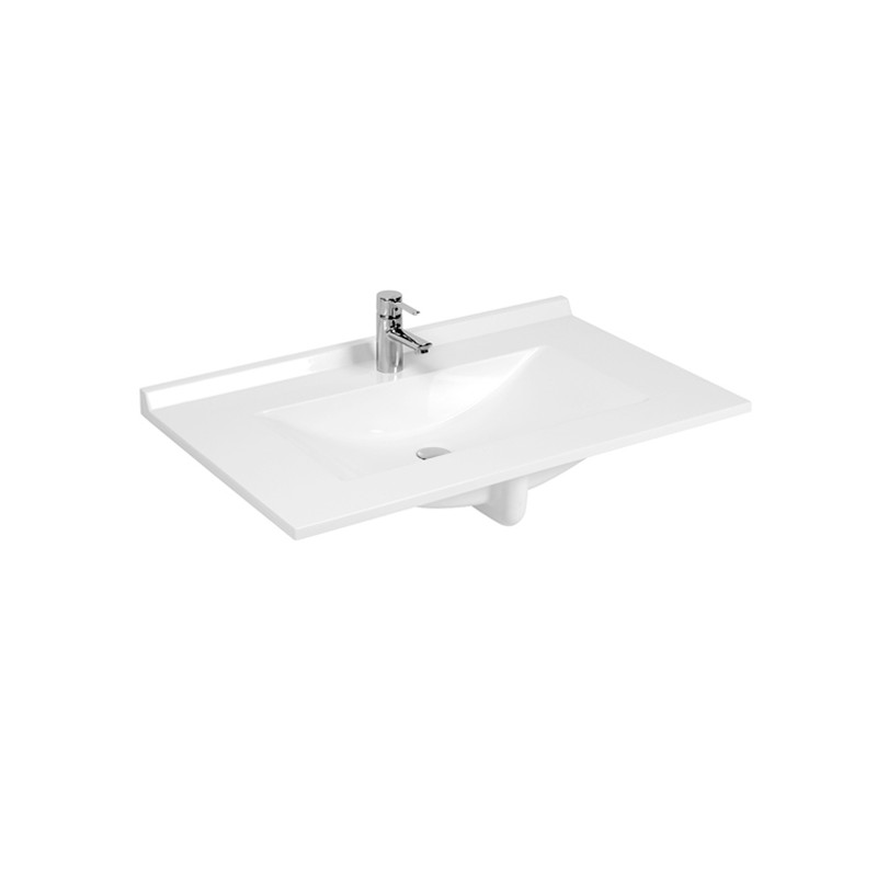 Plan simple vasque en résine de synthèse RÉSIPLAN - 70 cm Plan simple vasque en résine de synthèse RÉSIPLAN - 70 cm